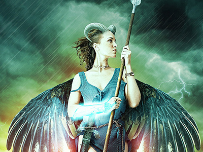 The Goddess compositing digital manipulation retouching