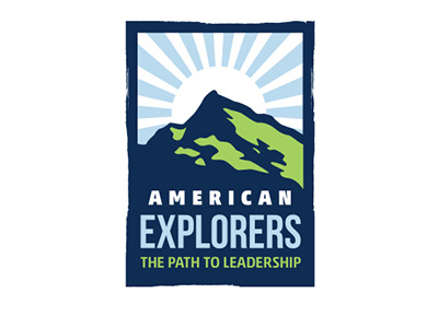 American Explorers Logo charity community football leadership logo sports