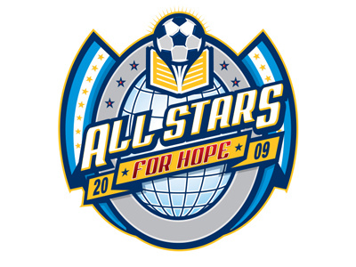 All Stars for Hope logo charity event futbol soccer sports