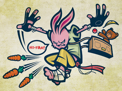Action Rabbit by Raul Ferran on Dribbble