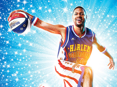 Harlem Globetrotters Arcade Banner