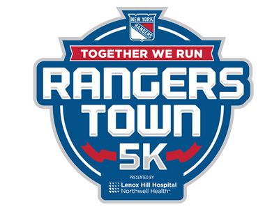 RangersTown 5K - version 1 5k blue charity hockey nhl ny race red