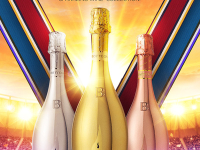 Bottega Composite & Retouch bottles champagne composite olympics poster