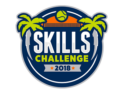 Skills Challenge 2018 ball blue championship circle florida green palm trees sport sports sun tennis