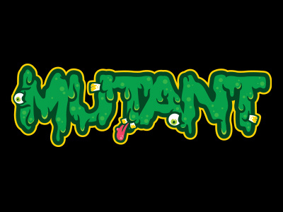 Mutant brand comic comics header logo mutant toys