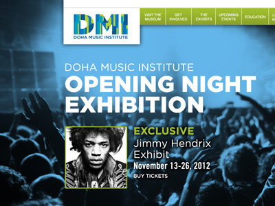 DMI Website - International Music Museum interface doha interface museum music qatar