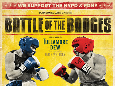 Battle of the Badges Boxing Event Poster (WIP)