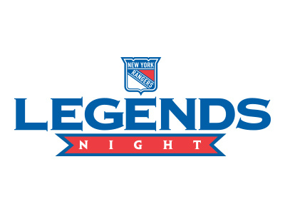 Rangers legends Night logo hockey sports