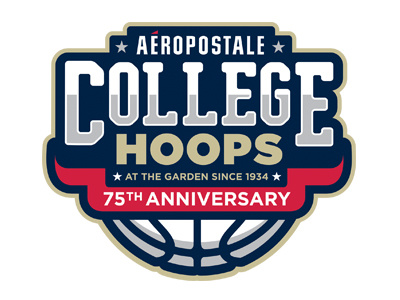 College Hoops 75th logo basketball college logo sports