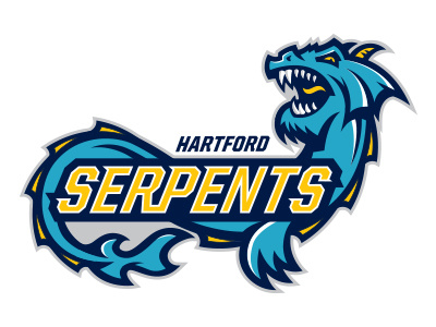 Hartford Serpents branding football sports