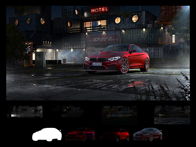 BMW M4 promo site