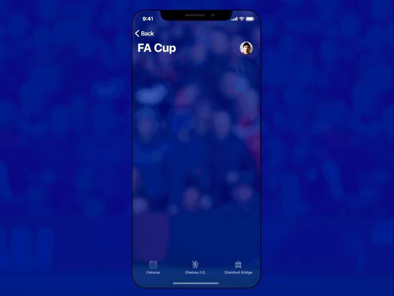 Chelsea App Animation Dribbble