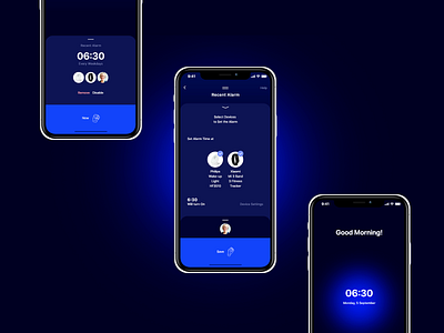 Alarm App for the Deaf app appdesign deaf mobile mobile app