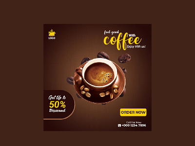 Coffee Social media post design