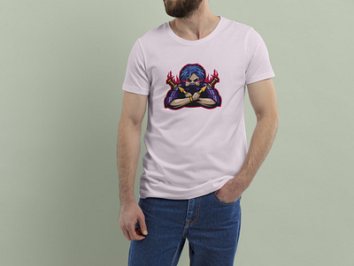 Warrior vector T-shirt design design designer graphic design illustration t shirt t shirt design ui vector