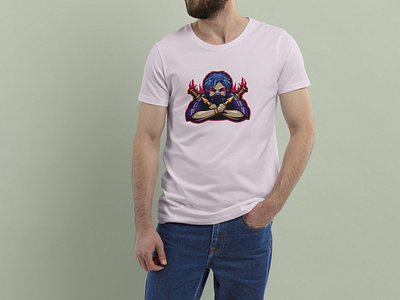 Warrior vector T-shirt design