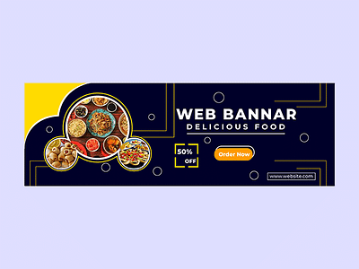 Food Banner Design Template | Social Media Post Design
