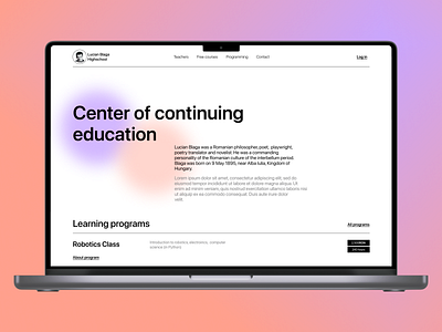 Highschool / University Website Design