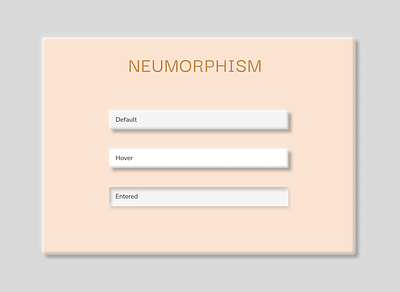 Neumorphic input fields figma input fields neumorphism ui ui design
