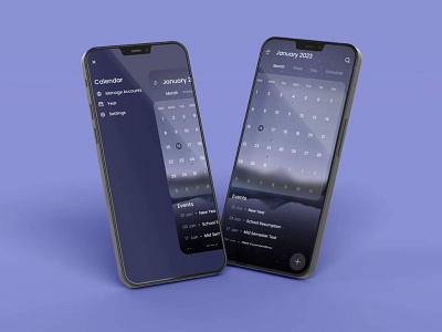 Mobile Calendar Design