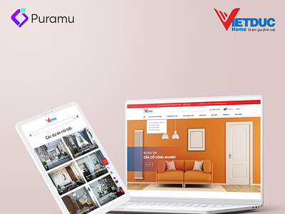 Puramu x Việt Đức Home customer design puramu thietkewebsite website