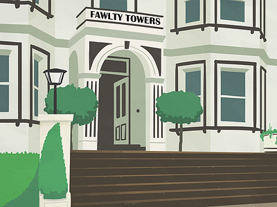 Entrance fawlty towers
