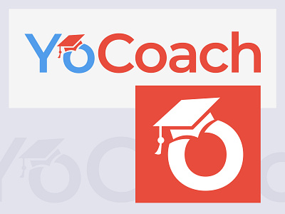 yo-coach logo branding design flat icon logo website