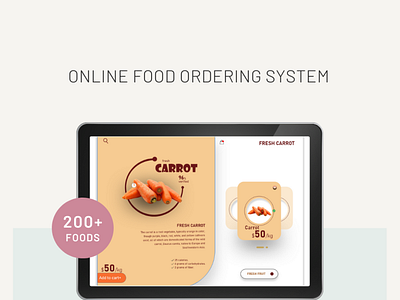 Online Food Ordering Website design graphic design illustration ui user interface ux ux design