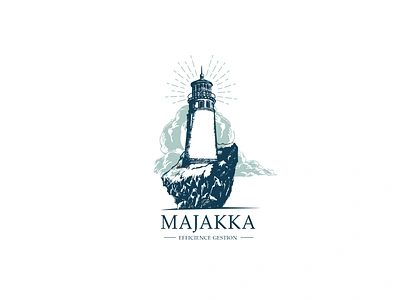 Majakka accounting management and indicators CSR account branding business finance identity lighthouse logo management