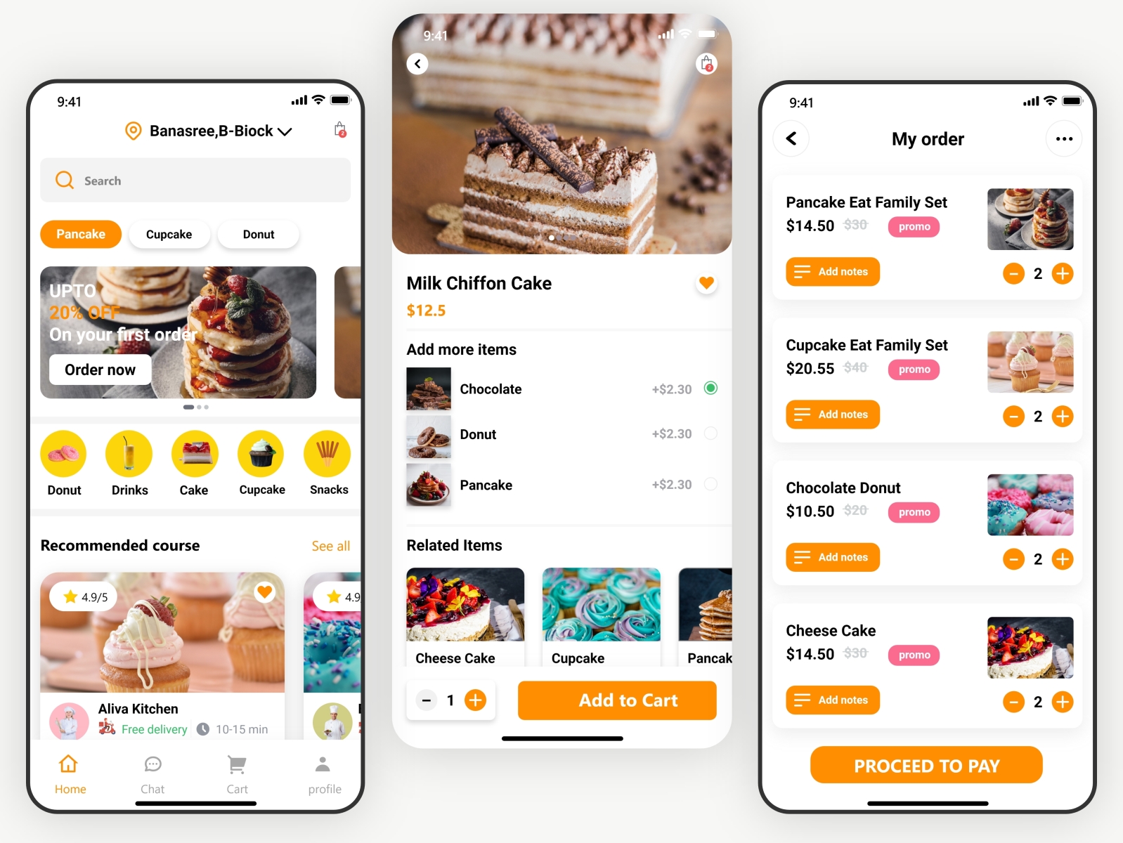 Food Mobile App by Ansam Marahil on Dribbble