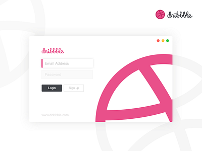 Dribbble Login