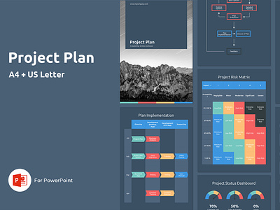 A4 Project Plan Presentation Template