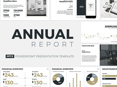 Annual Report Presentation Template annual business company corporate design keynote management management tool marketing office powerpoint profile project proposal report service template