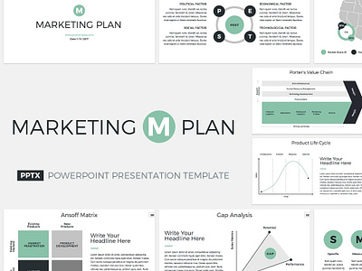 Marketing Plan Presentation Template business company corporate design keynote management management tool marketing office pitch plan powerpoint premium project proposal report service template