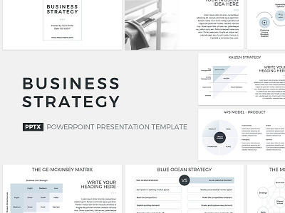 Business Strategy Presentation Template business company corporate design keynote management management tool marketing office pitch powerpoint premium proposal report service strategic strategic design strategies strategy template