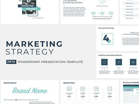 Marketing Strategy Presentation Template by Jetz Templates on Dribbble