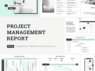 Project Management Report Presentation Template