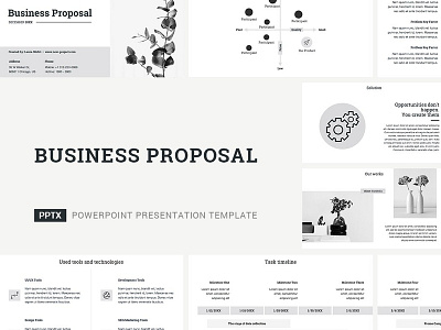 Business Proposal Presentation Template by Jetz Templates on Dribbble