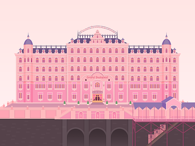 The Grand Budapest Hotel ai budapest grand hotel movie painting ps the