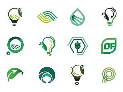 Unused agronomy logo concepts