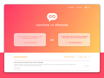 Daily UI Challenge 003 - Landing Page