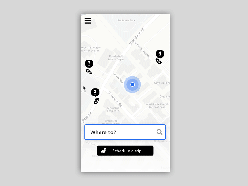 Uber Redesign address app choose destination interaction interface list location microinteraction pick up redesign select ui ui design uiuxdesign user experience user interaction user interface ux ux design