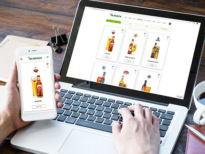 Heineken UK website beer beers beverages brands cards cards ui cider filter heineken interface interface design sort ui design uidesign user experience ux desgin ux design web web design website