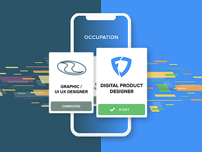 Occupation change app designer app ui career digital design digital product design job new job occupation product design ui design ui designer ux design ux designer