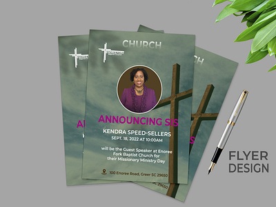 Church flyer design ( Unique & fully Editable with bleed area)