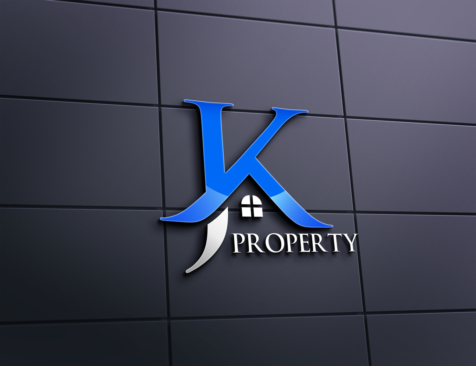 JK Real Estate Logo, JK Mortgage Logo, JK Property Logo by Shifat