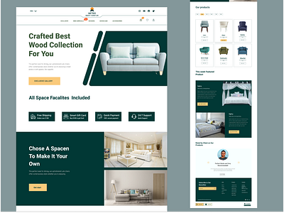 Furniture e-commerce website