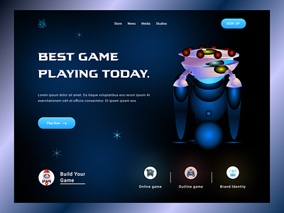 Game Web Landing Page