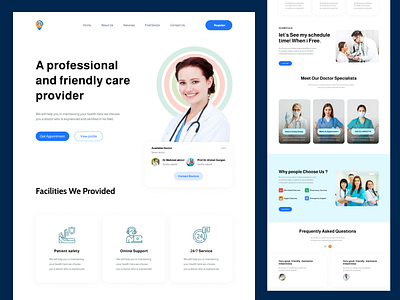 Medical  Landing Page Template