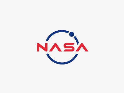 NASA america astronaut blast off design earth exploration galaxy houston logo moon nasa orbit rebrand rocket solar system space stars sun type usa